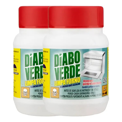 Kit 2 Removedor De Gordura Impregnada Limpa Forno 250g