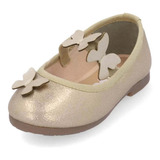 Baletas Prince Doradas - Zapatos Niñas