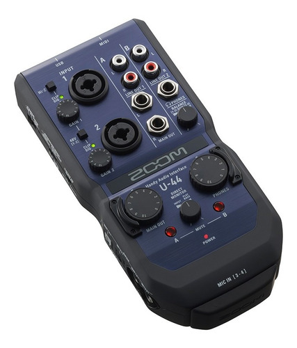 Zoom U-44 Handy Interfaz De Audio Ahora 12/18