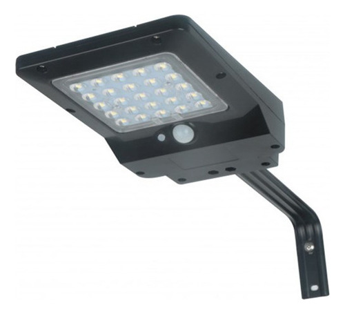 Refletor Led Energia Solar Com Sensor De Movimento Luz Branc Cor Da Carcaça Preto Cor Da Luz Branco-frio 3.7v