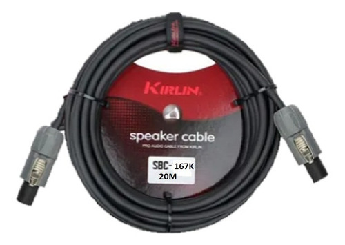 Cable Parlante Speakon-speakon Kirlin 20 Mts 