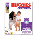 Fraldas Huggies Roupinha Natural Care Xxg 20 Unidades