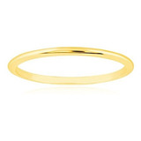 Anillo Boda 14k Oro Mujer, 1mm, Tallas 4.5-10