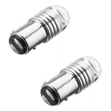 Lampara Led Auto 2 Polos Lupa Giro Stop Posicion Frio X2  