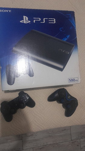 Ps3 Slim 500gb + 2 Controles + 6 Juegos Fisicos