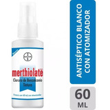 Antiséptico Merthiolate Blanco Con Atomizador 60ml