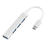 Adaptador Hub Usb 3.0 4 Puertos Ultra Slim - Conector Usb C