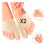 Corrector Pie Dedo Pulgar Juanete Valgus Ajustador 1par Full Color Beige Talla L- 9cm