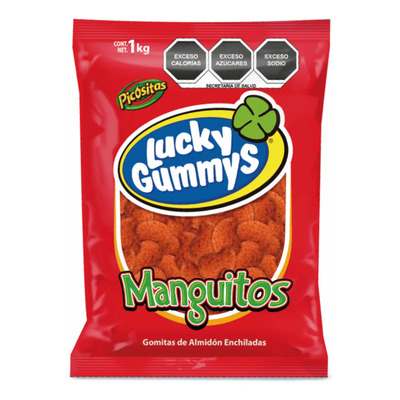 Gomitas Manguitos Enchilados Lucky Gummys 1kg Sabor Agridulce Picante | MercadoLibre