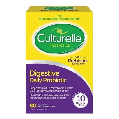 Culturelle Probióticos Para Las Salud Digestiva 80 Cápsulas Sin Sabor | Envío gratis