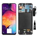 Tela Touch Display Lcd Compatível Galaxy A50 A505 Oled C/aro