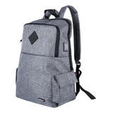 Mochila Antirobo Para Laptop Con Usb Backpack 15.6´´ True 