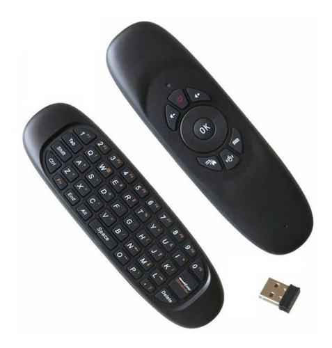 Mini Teclado Controle Remoto Air Mouse Para Tv Smart,pc,game