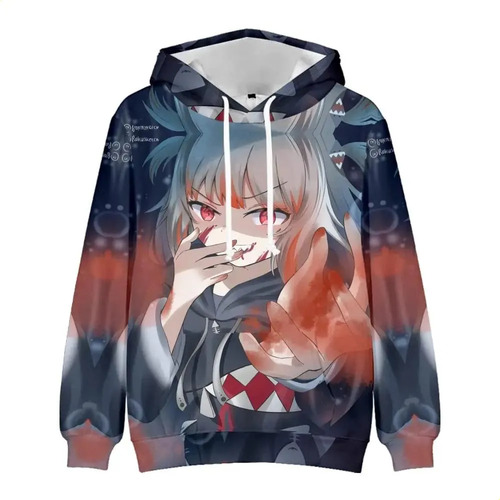 Sudadera Con Capucha Hololive Vtuber Gawr Gura, 3d, For .d