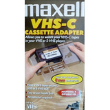 Adaptador Maxell Vhs-c.