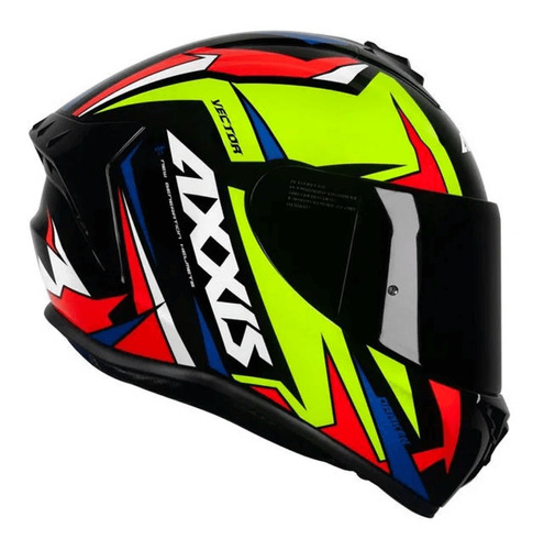 Capacete Para Moto Axxis Draken Vector Esportivo Integral
