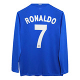 Camiseta Cristiano Retro 07/08 Manchester United Manga Longa