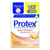 Protex Nutri Pack Sabonete Barra Antibacteriano Protect Vitamina E Caixa 680g Leve 8 Pague 6 Unidades