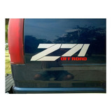 Calcas Sticker Z71 Off Road Batea Compatible Con Silverado 3