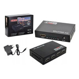 Distribuidor Divisor Splitter Hdmi 1x4 1.4v Full Hd 3d 1080p