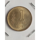 Argentina 1975. Moneda De 1 Peso, Salto De Cuño. Mira!!!!