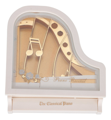 Caja De Música Clockwork Abs Gift Craft Portátil Para Piano