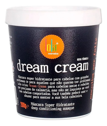 Máscara De Hidratação Lola Cosmetics Dream Cream 450g