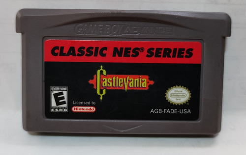 Classic Nes Series Castlevania Gameboy Advance Boy Original 