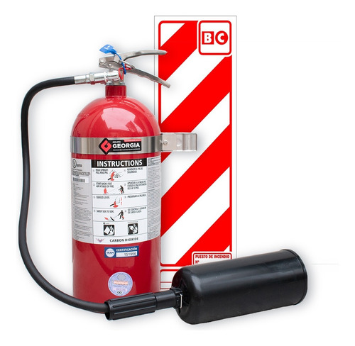 Matafuego Gas Co2 Bc 3.5kg 5 Libras Iram Tabl Electrico 