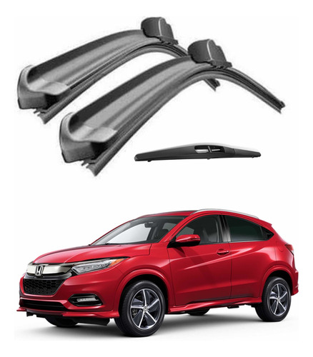 Plumas Escobillas Brx Flexibles Honda Hr-v 2016 Al 2020