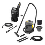 Hidrolavadora 1500psi 1200w + Aspiradora 15lt 1400w Karcher