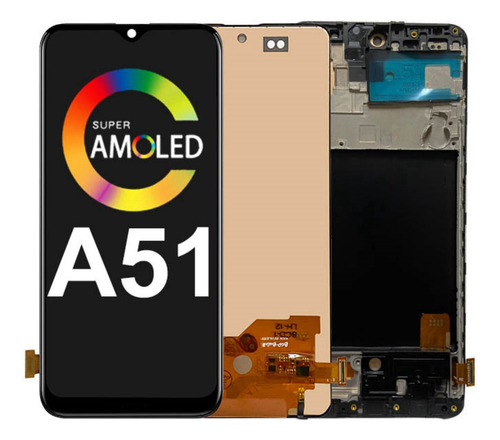 Pantalla Táctil Amoled Con Marco Para Samsung A51 4g A515