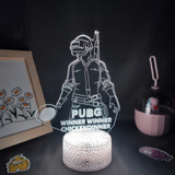 Lámpara 3d Game Pubg Playerunknown's Battlegrounds Led Rgb N