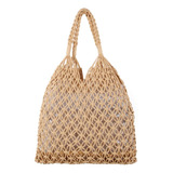 Oweisong, Bolso De Playa De Viaje De Paja Para Mujer, Bolso 