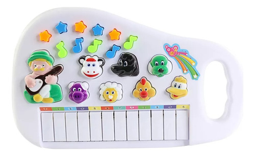 Piano Infantil Teclado Bebe Criança Brinquedo Guedes Musica