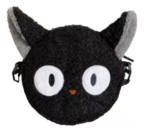 Bolsa De Hombro Kawaii Gato Negro Gatito Michi
