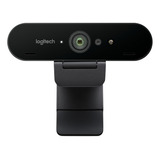 Cámara Web Logitech Mx Brio Ultra Hd 4k Streaming Negro