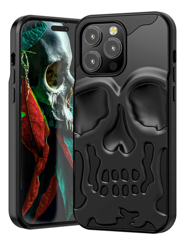 . Funda Mybat Skullcap Para iPhone 14 Pro Max Negra