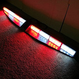 Vsled 2 X 16 Led 32 W Rojo/blanco/rojo/blanco Led Luz Coche 