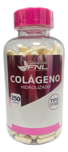 Colageno Hidro Fnl 4 Meses 250 Cap. Artrosis Estrías Arrugas