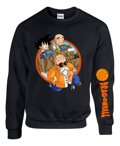 Saco Dragon Ball Super  Maestro Krilin Goku Buzo Hoddie