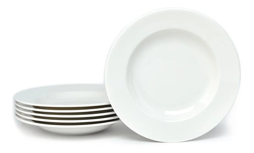 Plato Hondo 23 Cm Porcelain Premium Rak Banquet