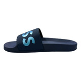 Chanclas Boss Sean Slide Brighblue/ Para Hombre - Originales