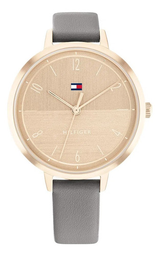 Reloj Tommy Hilfiger Th 1782619 Carcasa Acero Cuero 30m Wr