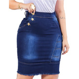 Saias Jeans Femininas Midi Evangelica Barata Secretaria