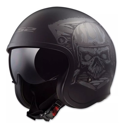 Casco Ls2 Spitfire Skull Rider #ls2oficial