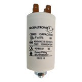 Condensador Permanente 10uf  450vac 50/60hz