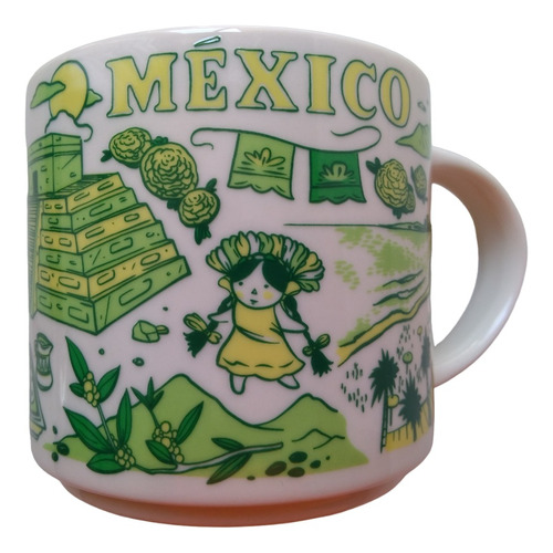Taza Starbucks City Mug México País 14 Oz Been There Series