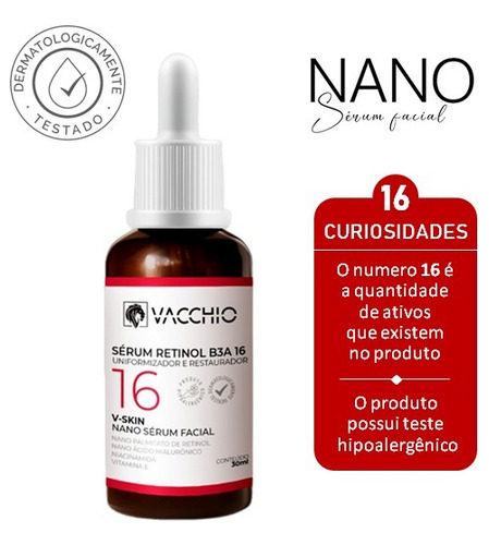 Nano Serum Anti-sinais Retinol B3a 16 V-skin