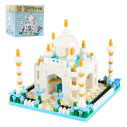 Bloques Micro Taj Mahal, 695 Piezas, Regalo Niños Y Ad...